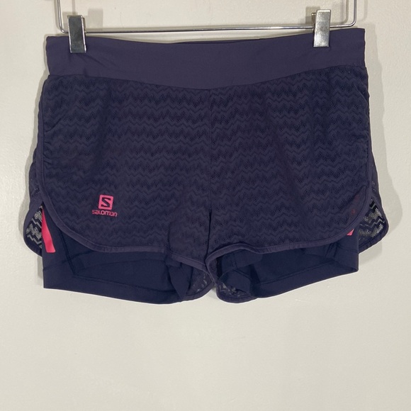 ✨3/$25✨ Salomon Purple Athletic Shorts - XS - Picture 1 of 5
